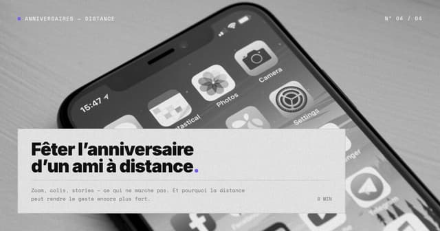 Fêter l'anniversaire d'un ami à distance — ce qui marche vraiment