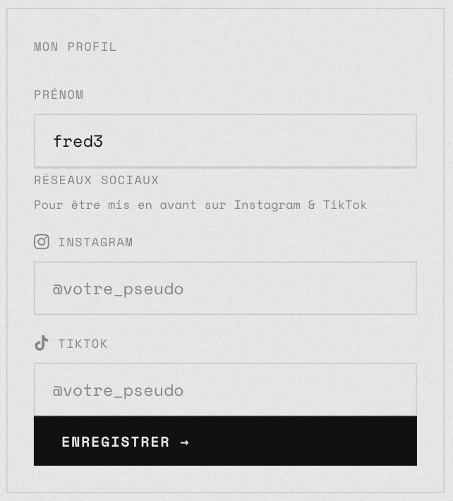 Capture des paramètres sociaux